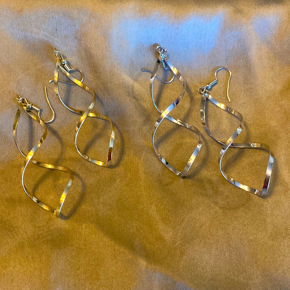 Gold & Silver Earrings